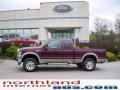 2009 Royal Red Metallic Ford F250 Super Duty Lariat SuperCab 4x4  photo #1