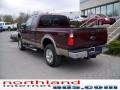 2009 Royal Red Metallic Ford F250 Super Duty Lariat SuperCab 4x4  photo #2