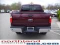 2009 Royal Red Metallic Ford F250 Super Duty Lariat SuperCab 4x4  photo #3