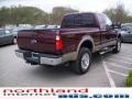 2009 Royal Red Metallic Ford F250 Super Duty Lariat SuperCab 4x4  photo #4