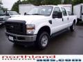 2009 Oxford White Ford F250 Super Duty XL Crew Cab 4x4  photo #1