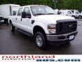 2009 Oxford White Ford F250 Super Duty XL Crew Cab 4x4  photo #7