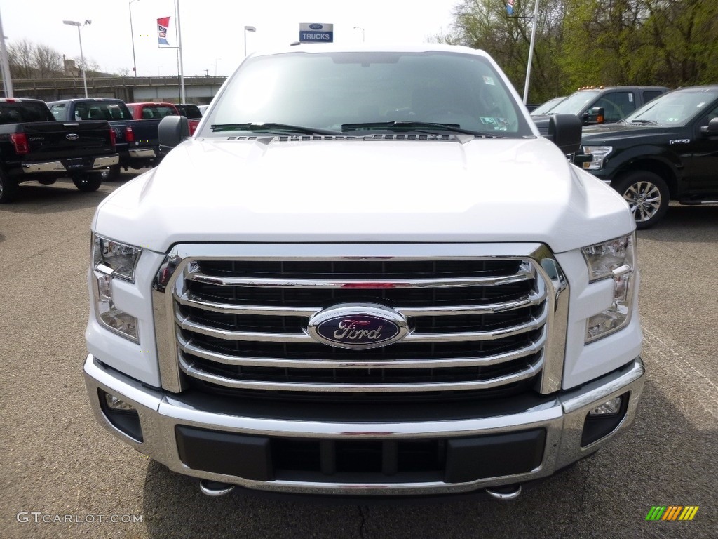 2016 F150 XLT SuperCab 4x4 - Oxford White / Medium Earth Gray photo #8