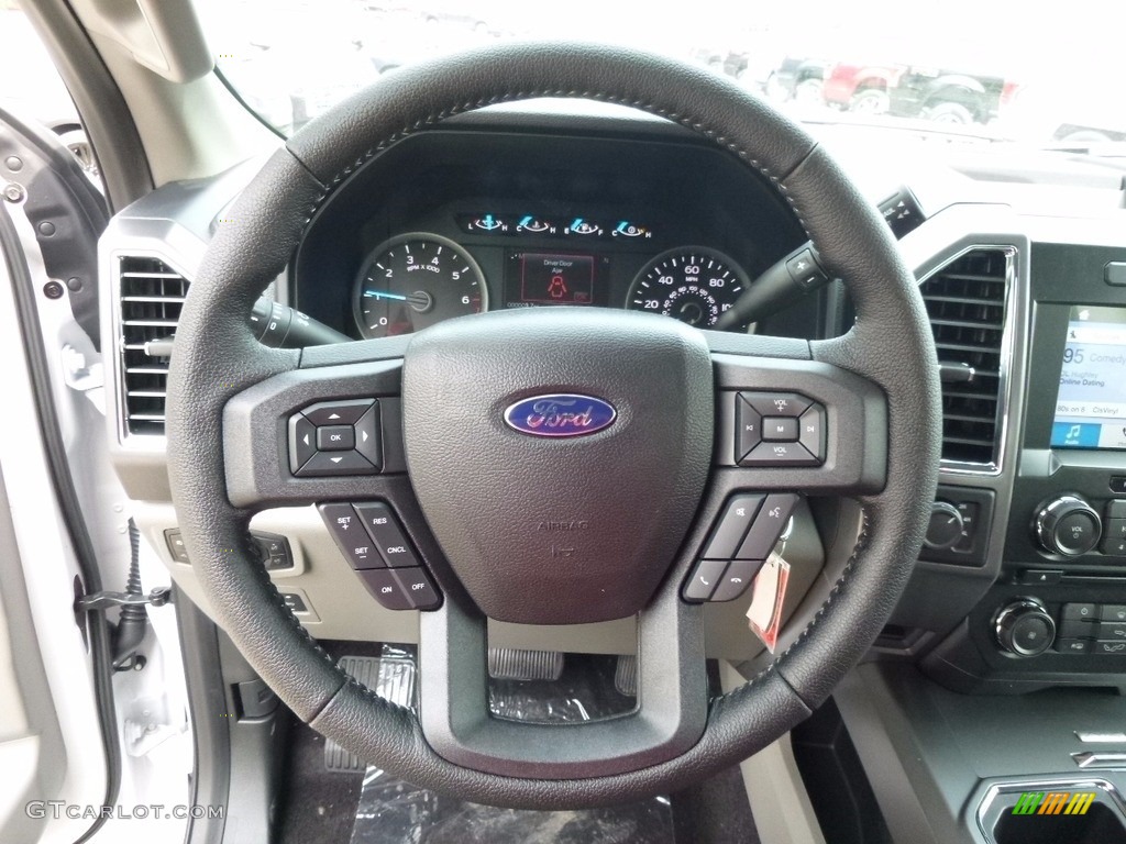 2016 F150 XLT SuperCab 4x4 - Oxford White / Medium Earth Gray photo #17