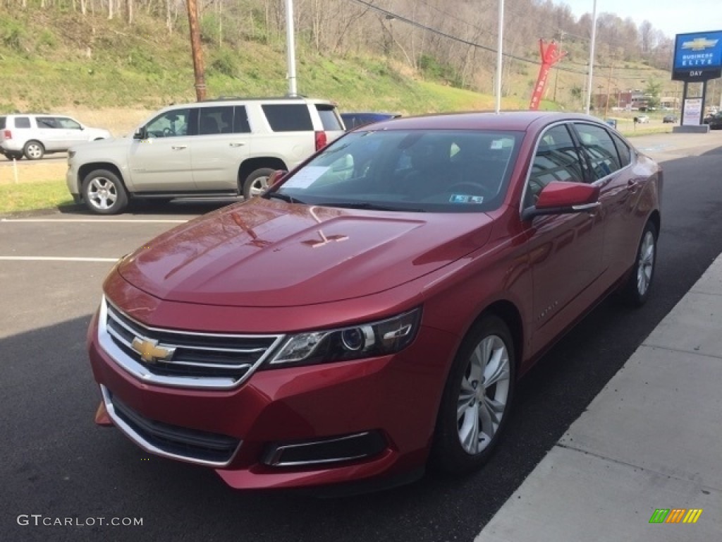 2014 Impala LT - Crystal Red Tintcoat / Jet Black/Dark Titanium photo #4