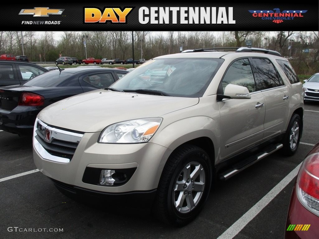 2008 Outlook XR AWD - Gold Mist / Tan photo #1