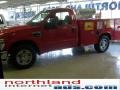 Red - F350 Super Duty XL Regular Cab Chassis Commercial Photo No. 3