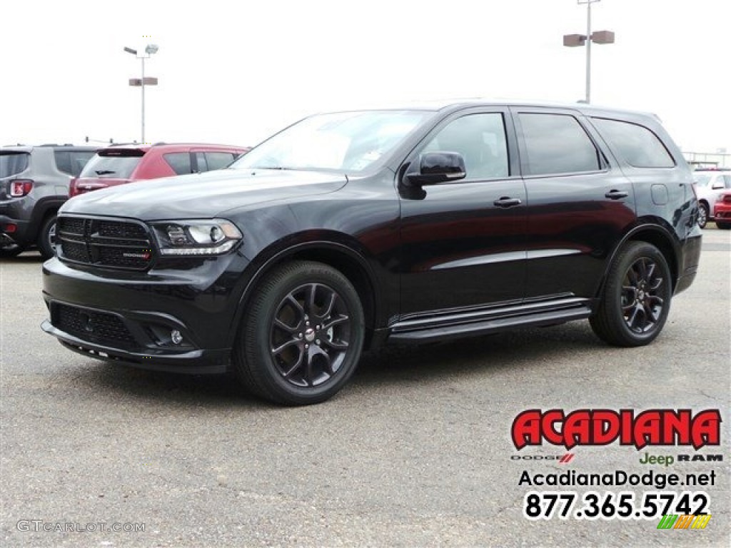 2016 Durango R/T - Brilliant Black Crystal Pearl / Black photo #1