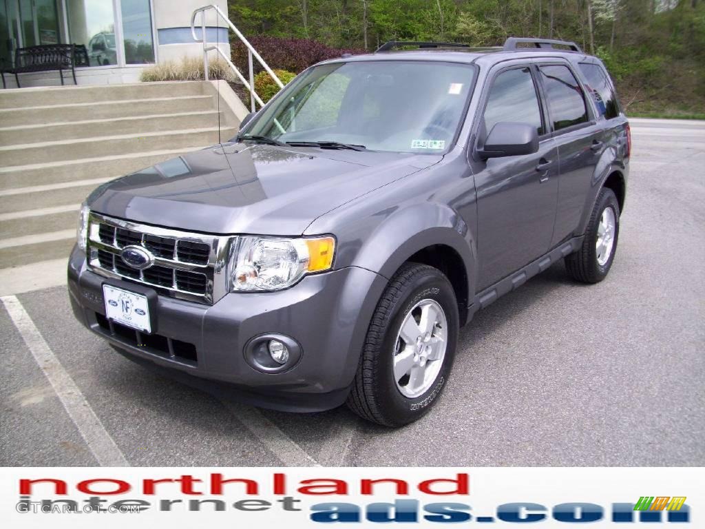 2009 Escape XLT V6 4WD - Sterling Grey Metallic / Charcoal photo #7