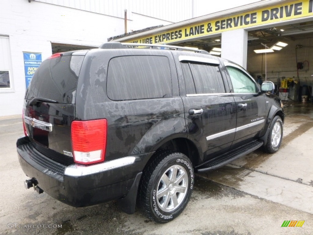 2008 Aspen Limited 4WD - Brilliant Black Crystal Pearl / Dark Slate Gray/Light Slate Gray photo #7