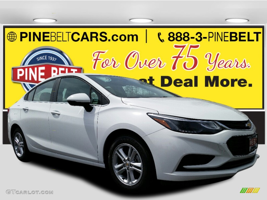 2016 Cruze LT Sedan - Summit White / Jet Black photo #1