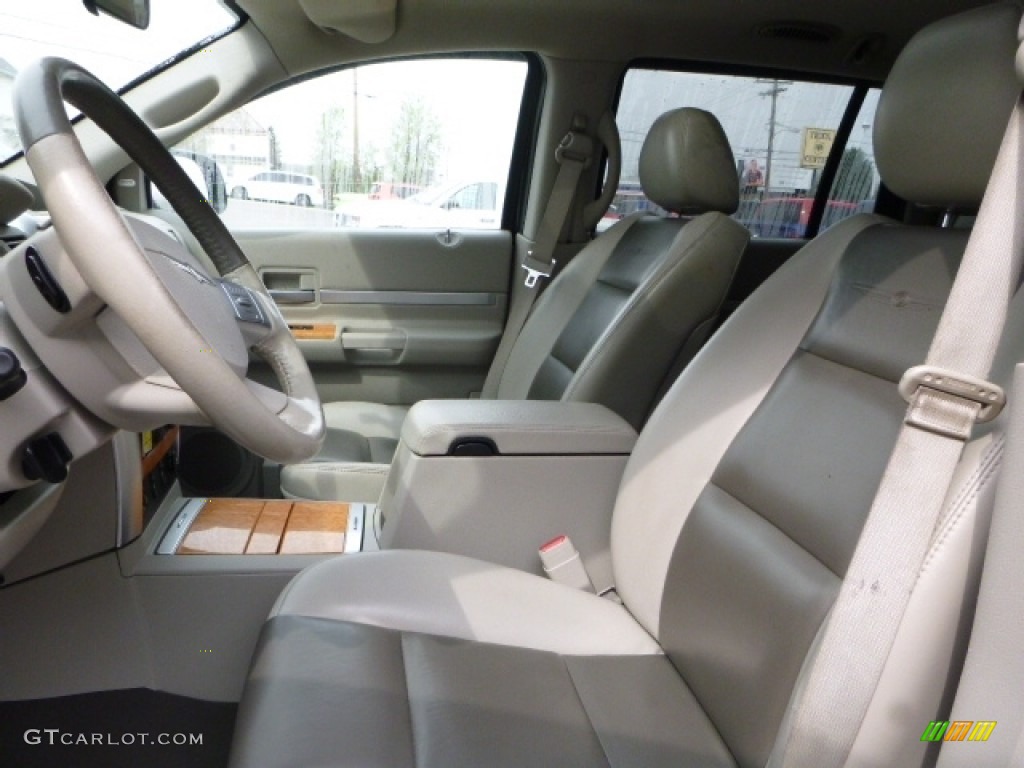 2008 Aspen Limited 4WD - Brilliant Black Crystal Pearl / Dark Slate Gray/Light Slate Gray photo #13