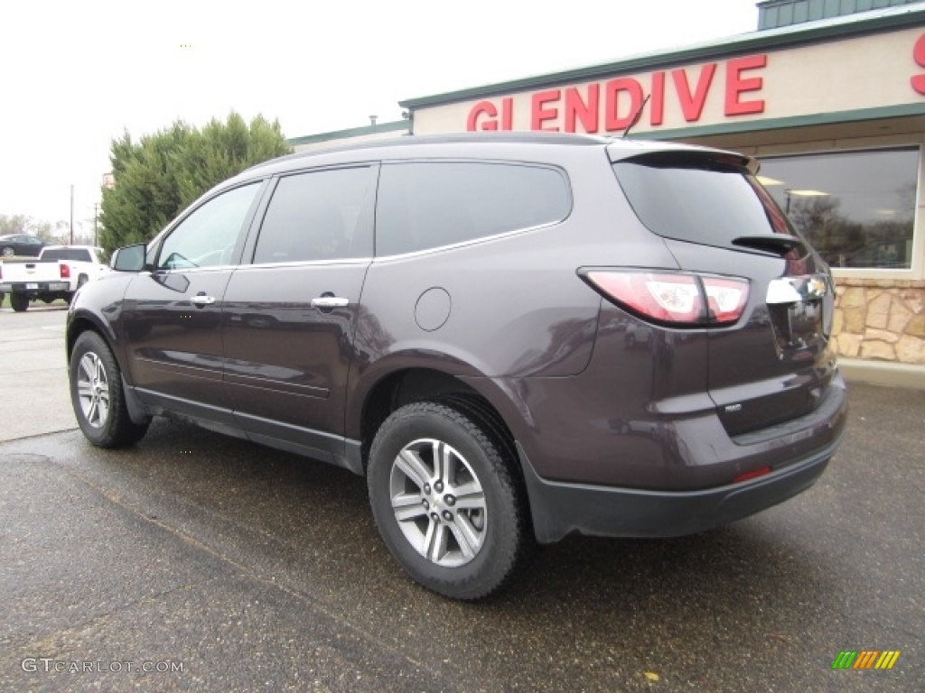 2015 Traverse LT AWD - Sable Metallic / Ebony photo #4