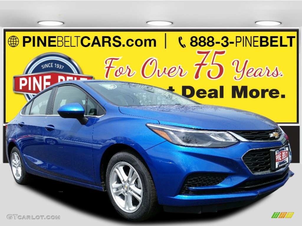 2016 Cruze LT Sedan - Kinetic Blue Metallic / Jet Black photo #1