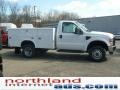 Oxford White - F350 Super Duty XL Regular Cab 4x4 Chassis Utility Photo No. 6