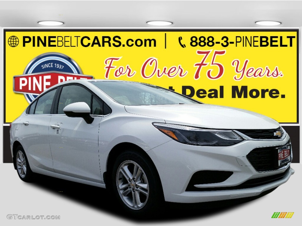 2016 Cruze LT Sedan - Summit White / Jet Black photo #1
