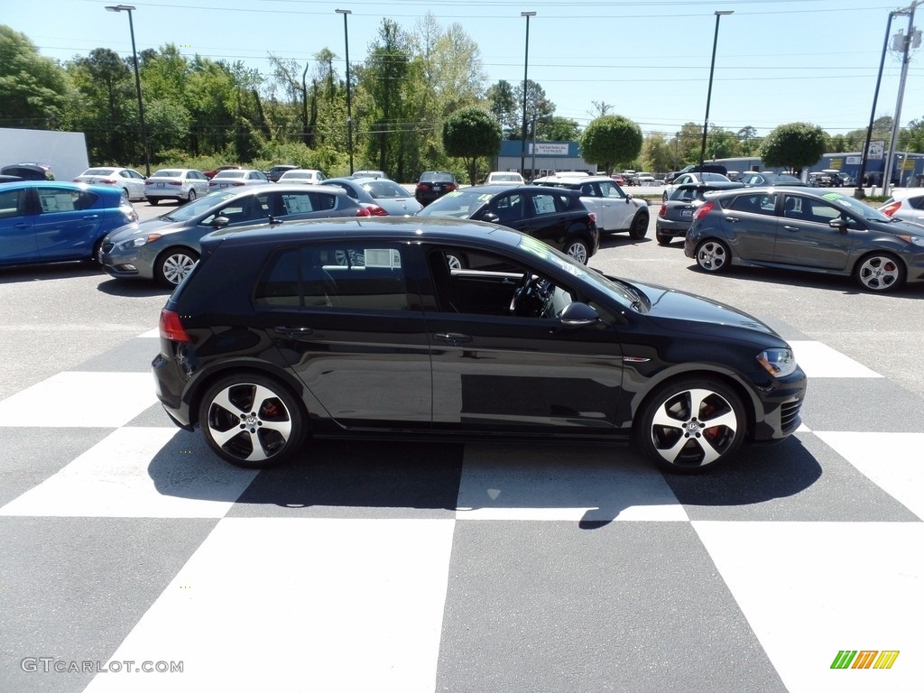 Deep Black Pearl 2016 Volkswagen Golf GTI 4 Door 2.0T S Exterior Photo #112409546