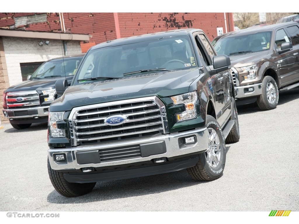 2016 F150 XLT SuperCrew 4x4 - Green Gem / Medium Earth Gray photo #2