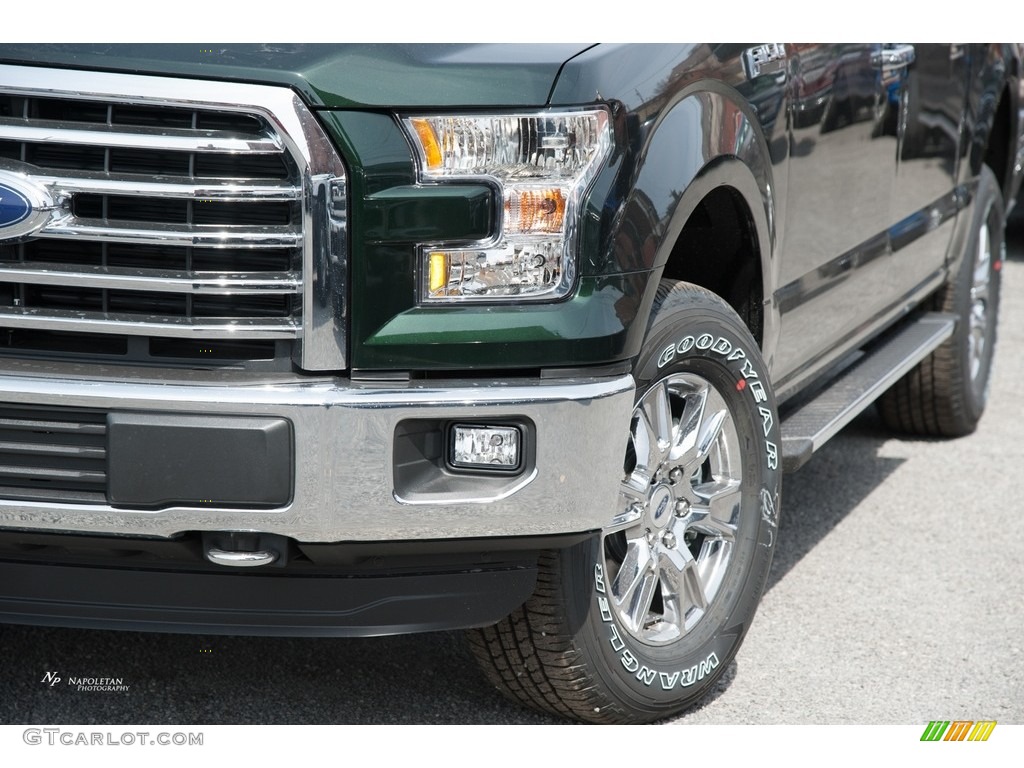 2016 F150 XLT SuperCrew 4x4 - Green Gem / Medium Earth Gray photo #3