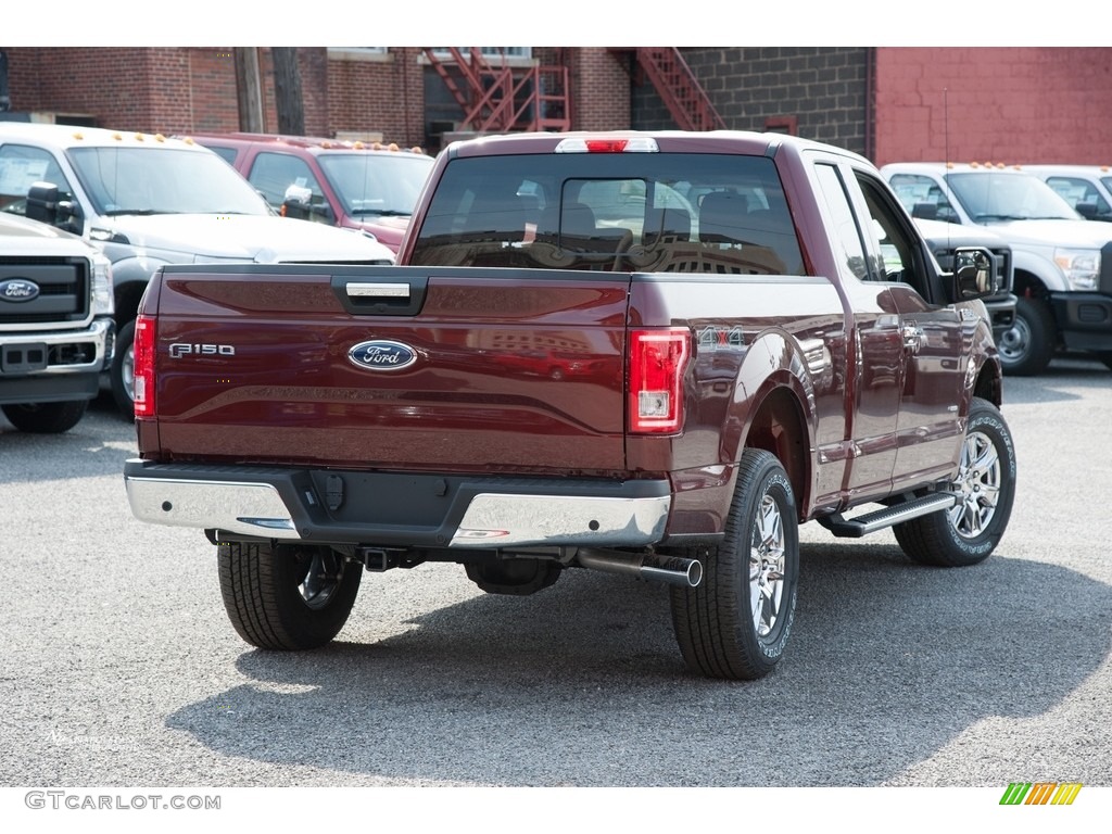 2016 F150 XLT SuperCab 4x4 - Bronze Fire / Medium Earth Gray photo #3