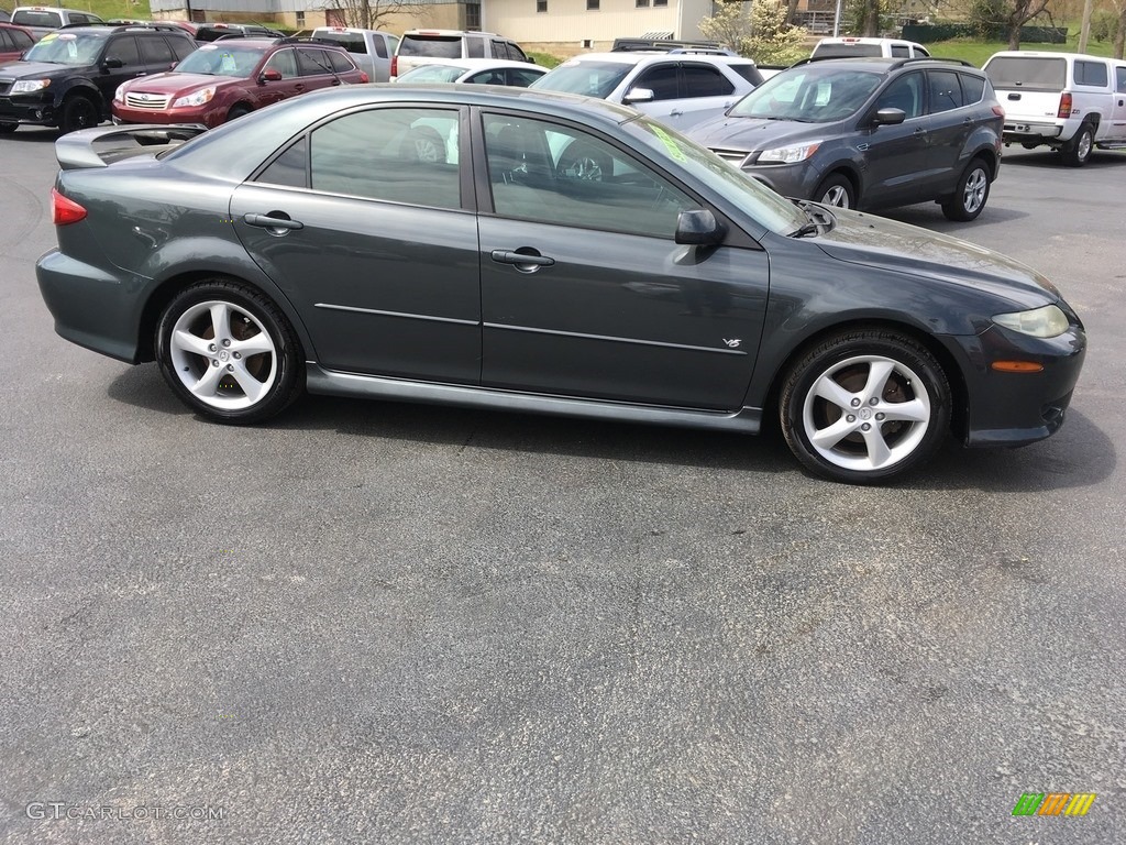 2005 MAZDA6 s Sport Sedan - Steel Gray Metallic / Gray photo #2
