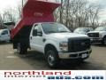 Oxford White - F350 Super Duty XL Regular Cab 4x4 Chassis Dump Truck Photo No. 7