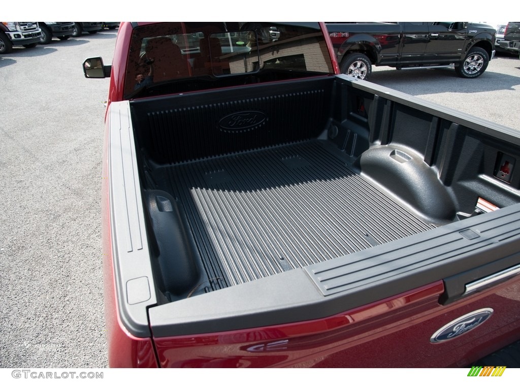 2016 F150 XLT SuperCab 4x4 - Ruby Red / Medium Light Camel photo #5