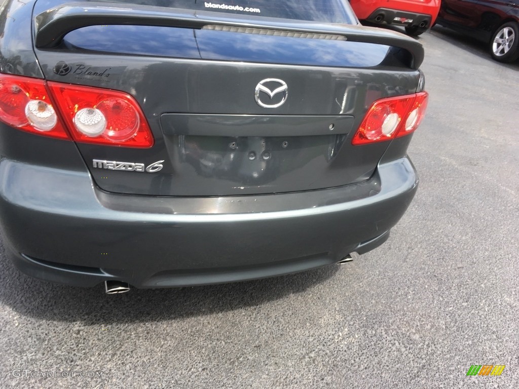 2005 MAZDA6 s Sport Sedan - Steel Gray Metallic / Gray photo #19