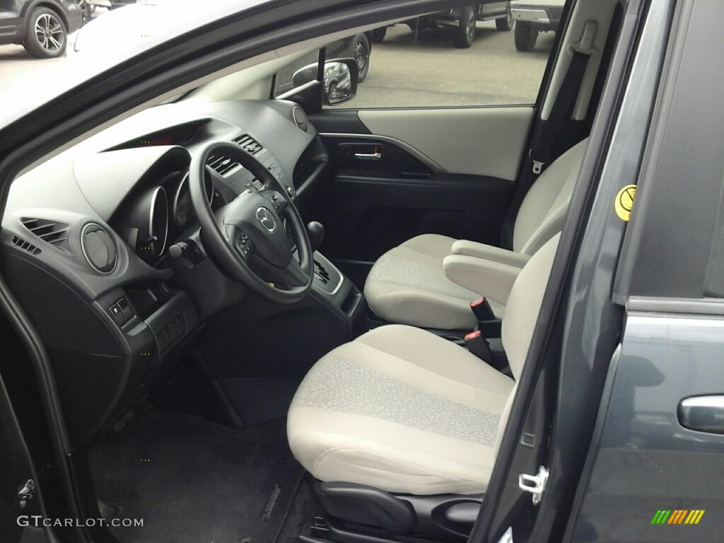 2012 MAZDA5 Sport - Metropolitan Gray Metallic / Sand photo #13