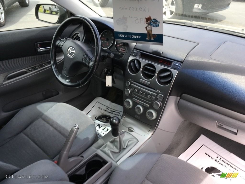 2005 MAZDA6 s Sport Sedan - Steel Gray Metallic / Gray photo #33
