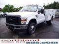 Oxford White - F350 Super Duty XL Regular Cab 4x4 Chassis Utility Photo No. 1