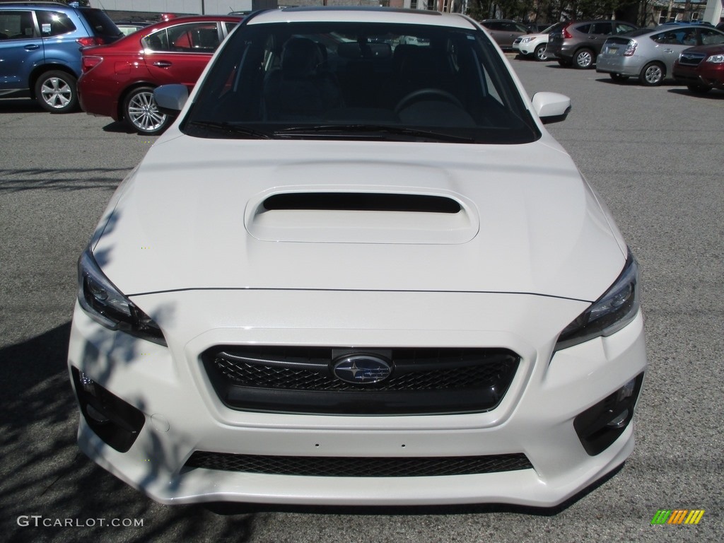 2016 WRX Limited - Crystal White Pearl / Carbon Black photo #2