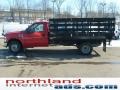 Red - F350 Super Duty XL Regular Cab Chassis Stake Truck Photo No. 2