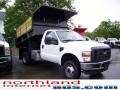 Oxford White - F350 Super Duty XL Regular Cab 4x4 Chassis Dump Truck Photo No. 4