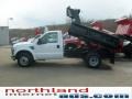 Oxford White - F350 Super Duty XL Regular Cab Chassis Dump Truck Photo No. 2