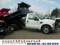 Oxford White - F350 Super Duty XL Regular Cab Chassis Dump Truck Photo No. 5