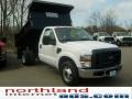 Oxford White - F350 Super Duty XL Regular Cab Chassis Dump Truck Photo No. 6