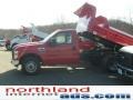 Red - F350 Super Duty XL Regular Cab Chassis Dump Truck Photo No. 2
