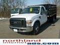 Oxford White - F350 Super Duty XL Regular Cab Chassis Stake Truck Photo No. 1
