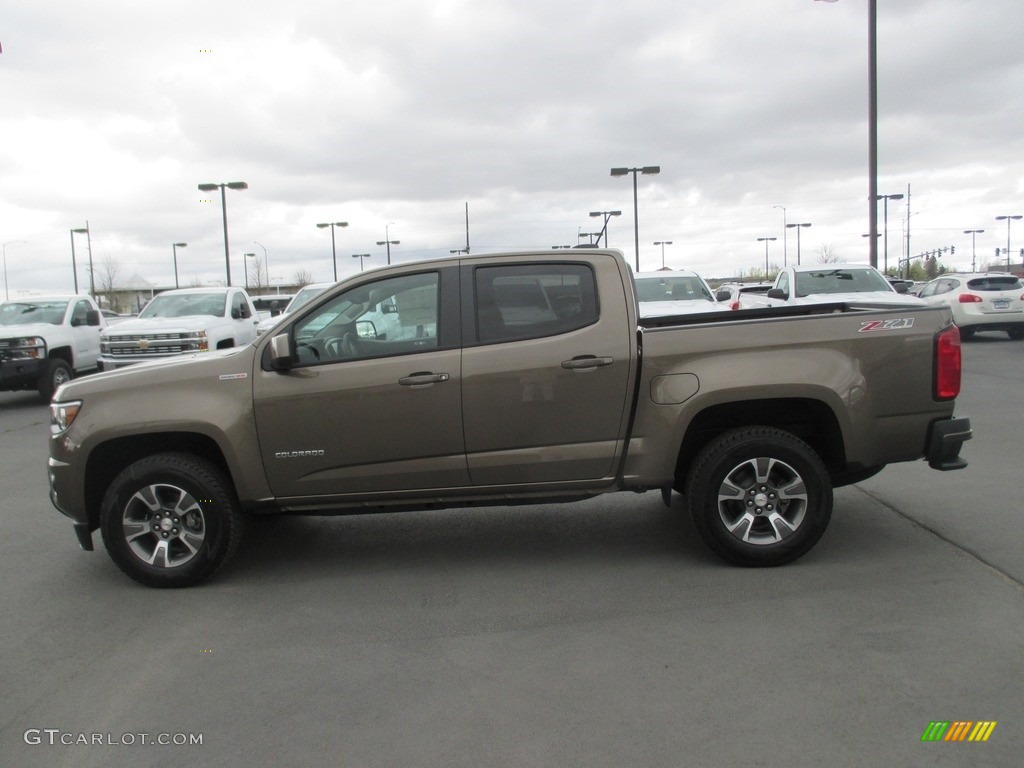 Brownstone Metallic 2016 Chevrolet Colorado Z71 Crew Cab 4x4 Exterior Photo #112419689