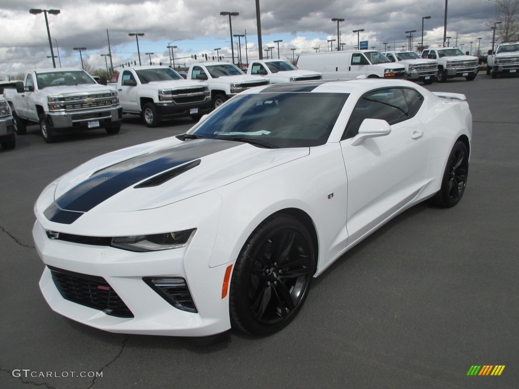 2016 Summit White Chevrolet Camaro Ss Coupe 112416087 Photo 2 2016 Camaro Ss Coupe Summit White Adrenaline Red Photo 2