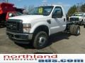 Oxford White 2009 Ford F350 Super Duty XL Regular Cab 4x4 Chassis