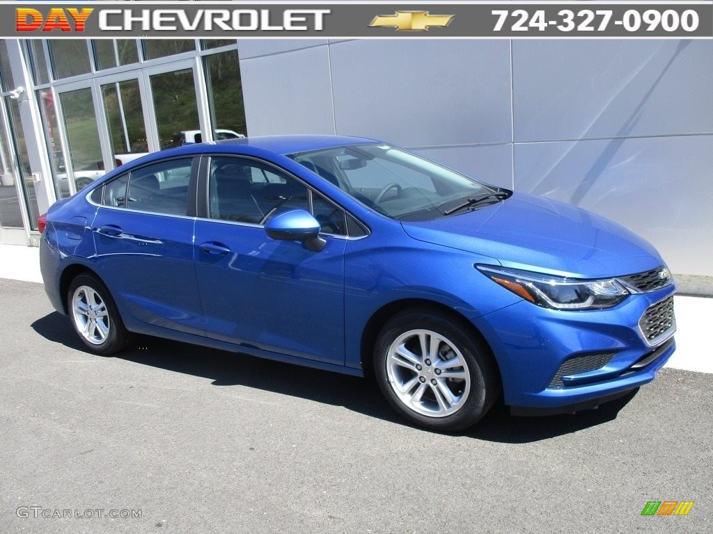 2016 Cruze LT Sedan - Kinetic Blue Metallic / Jet Black photo #1