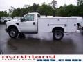 Oxford White - F350 Super Duty XL Regular Cab 4x4 Chassis Utility Photo No. 2