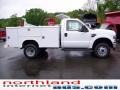 Oxford White - F350 Super Duty XL Regular Cab 4x4 Chassis Utility Photo No. 6