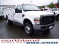 Oxford White - F350 Super Duty XL Regular Cab 4x4 Chassis Utility Photo No. 7
