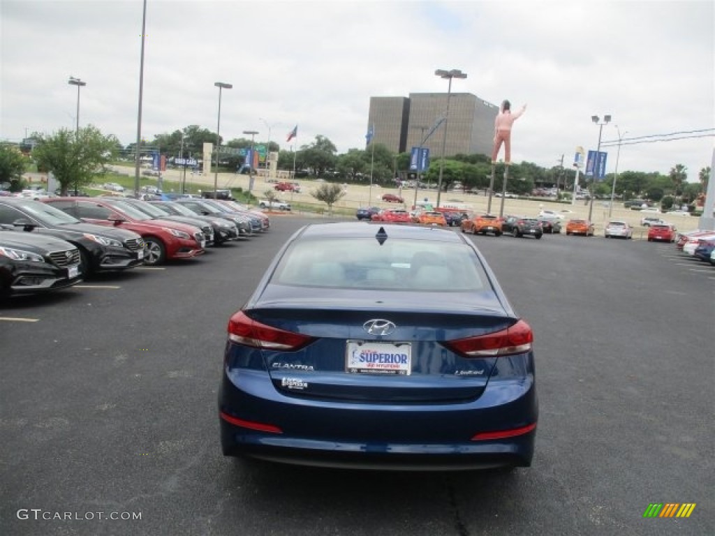2017 Elantra Limited - Lakeside Blue / Gray photo #5