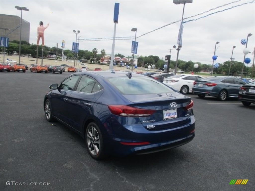 2017 Elantra Limited - Lakeside Blue / Gray photo #6