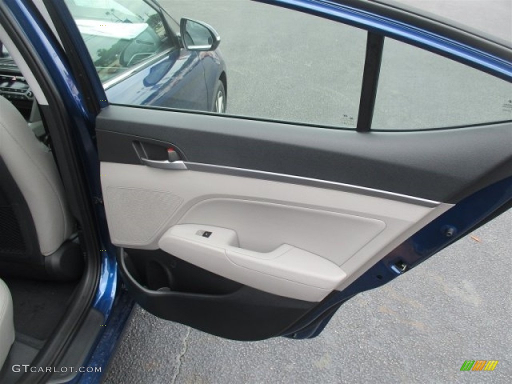 2017 Elantra Limited - Lakeside Blue / Gray photo #13