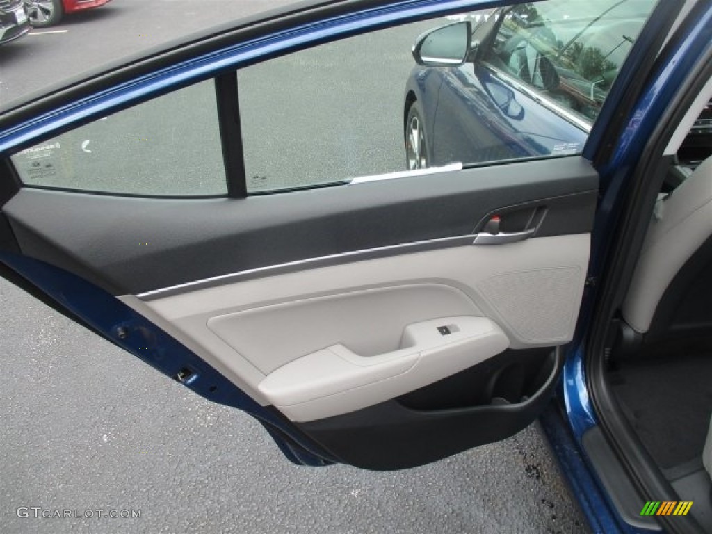 2017 Elantra Limited - Lakeside Blue / Gray photo #16
